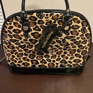 NWT Loungefly Hello Kitty Leopard print Purse